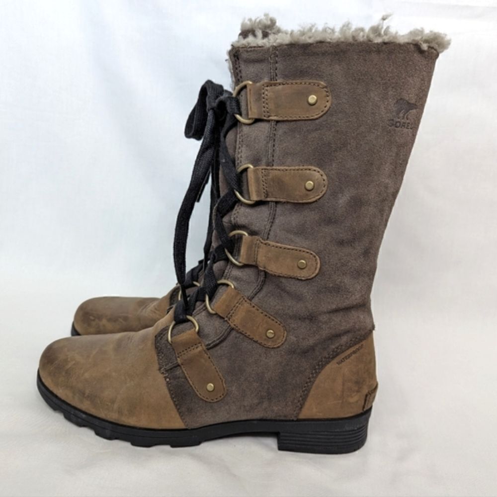 Sorel Emelie Lace Up Waterproof Boots Major 9.5 - Picture 7 of 14